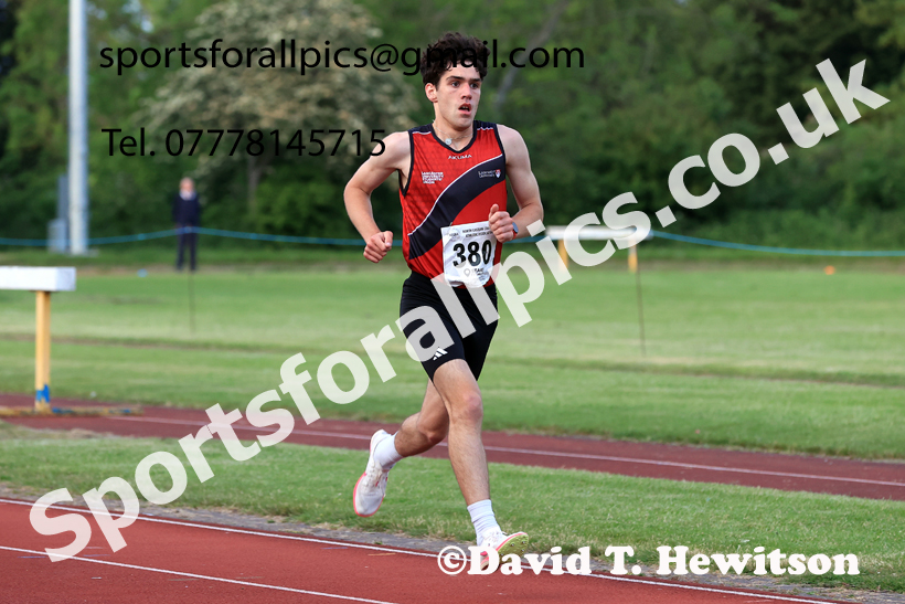 3000 metres, 2026 NEGP 2, Monkton Stadium, Wednesday, May 27th. Photo: David T. Hewitson/Sports for All Pics